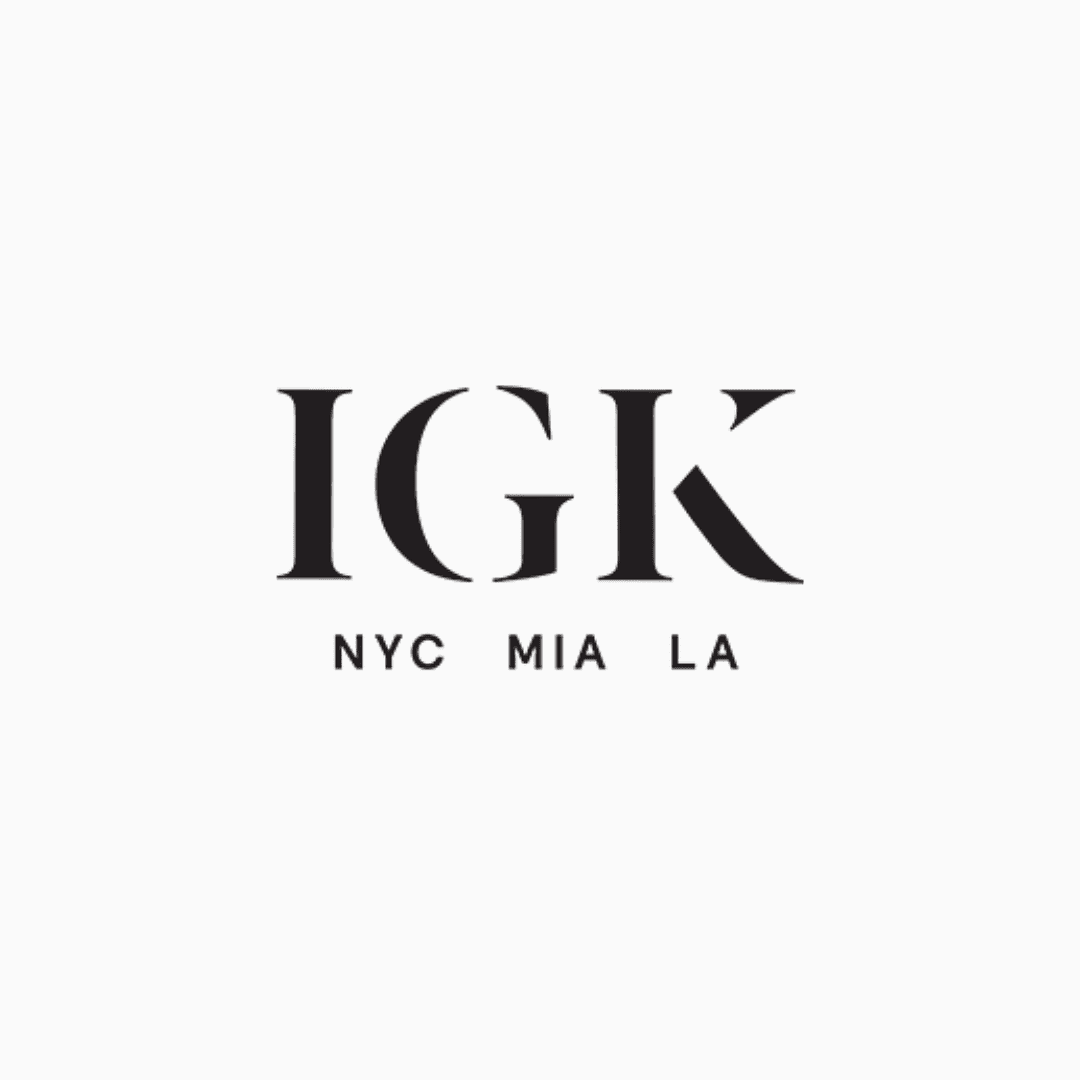 IGK logo with city names: NYC, MIA, LA in bold black letters on white background.